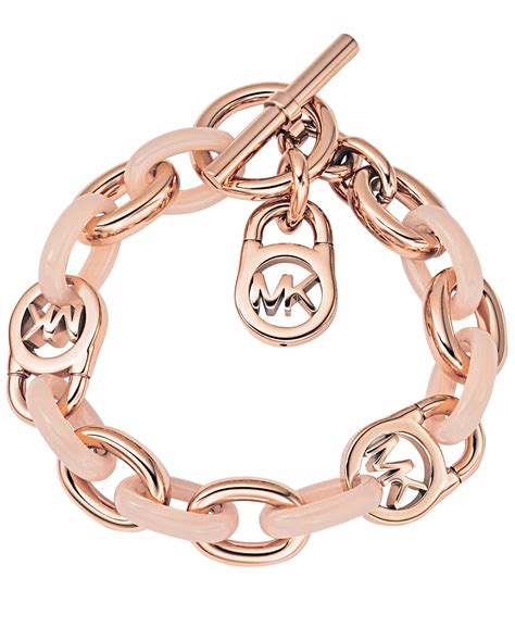 michael kors armband gold pink|saks Michael Kors bracelet.